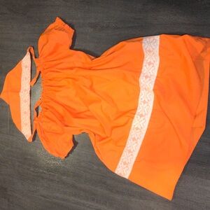 Vintage 60s Snake In The Grass West Indies Dress + Head Scarf Tropical One SZ